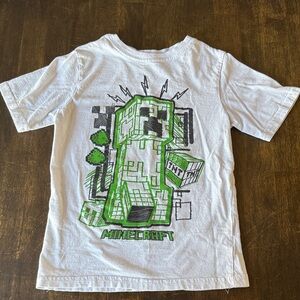 Kids White and Green T-Shirt